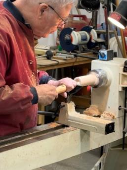 The finished snowman head