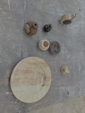 Assorted small turnings from members