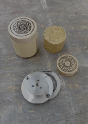 Turned and decorated boxes with a custom faceplate